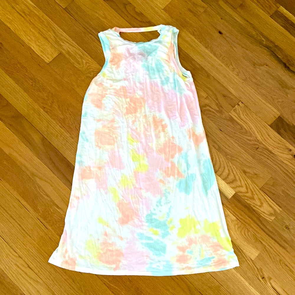 Girls Art Class tie dye summer dress
